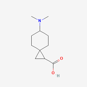 6-(Dimethylamino)spiro[2.5]octane-1-carboxylic acid