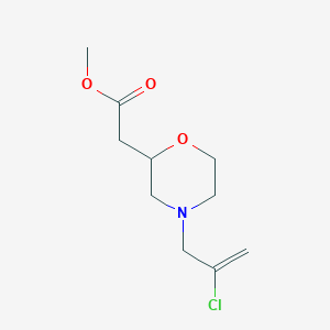 Methyl 2-(4-(2-chloroallyl)morpholin-2-yl)acetate