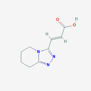 (E)-3-(5,6,7,8-Tetrahydro-[1,2,4]triazolo[4,3-a]pyridin-3-yl)acrylic acid