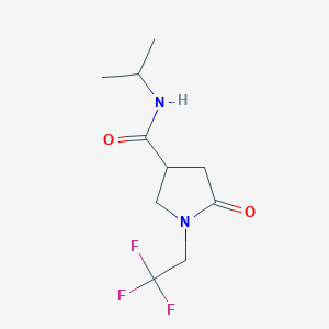 n-Isopropyl-5-oxo-1-(2,2,2-trifluoroethyl)pyrrolidine-3-carboxamide