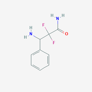 3-Amino-2,2-difluoro-3-phenylpropanamide