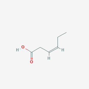 molecular formula C6H10O2 B155387 cis-3-Hexenoic acid CAS No. 1775-43-5