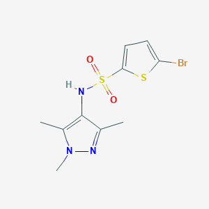 5-bromo-N-(1,3,5-trimethyl-1H-pyrazol-4-yl)thiophene-2-sulfonamide