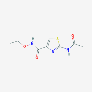 2-Acetamido-N-ethoxythiazole-4-carboxamide