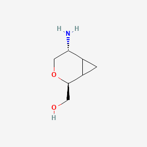 ((2S,5R)-5-Amino-3-oxabicyclo[4.1.0]heptan-2-yl)methanol