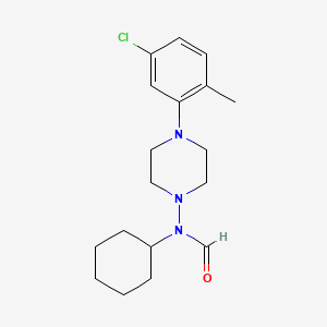 N-(4-(5-chloro-2-methylphenyl)piperazin-1-yl)-N-cyclohexylformamide