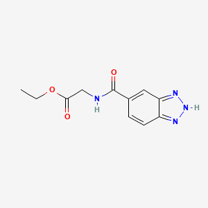 Ethyl (1h-benzo[d][1,2,3]triazole-5-carbonyl)glycinate