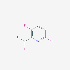 2-(Difluoromethyl)-3-fluoro-6-iodopyridine