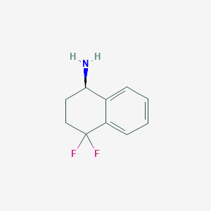 (1R)-4,4-difluoro-1,2,3,4-tetrahydronaphthalen-1-amine