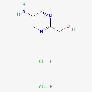 (5-Aminopyrimidin-2-yl)methanol dihydrochloride