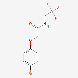 2-(4-bromophenoxy)-N-(2,2,2-trifluoroethyl)acetamide