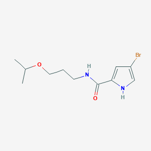 4-Bromo-N-(3-isopropoxypropyl)-1H-pyrrole-2-carboxamide