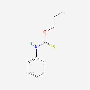 molecular formula C10H13NOS B15539102 O-propyl phenylthiocarbamate 