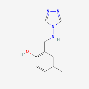 4-Methyl-2-([1,2,4]triazol-4-ylaminomethyl)-phenol