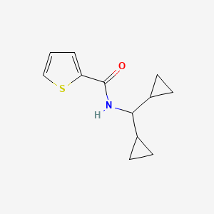 N-(dicyclopropylmethyl)thiophene-2-carboxamide