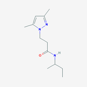 n-(Sec-butyl)-3-(3,5-dimethyl-1h-pyrazol-1-yl)propanamide