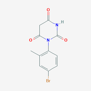 1-(4-bromo-2-methylphenyl)pyrimidine-2,4,6(1H,3H,5H)-trione