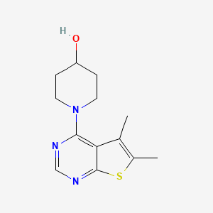 1-(5,6-Dimethylthieno[2,3-d]pyrimidin-4-yl)piperidin-4-ol