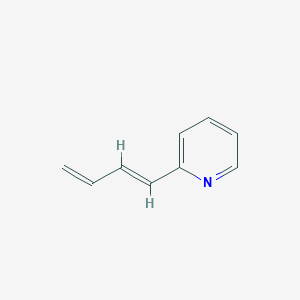 molecular formula C9H9N B155395 2-(1,3-丁二烯基)吡啶 CAS No. 134542-02-2