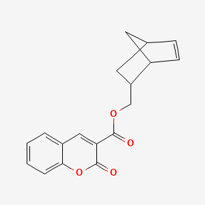 molecular formula C18H16O4 B15539706 bicyclo[2.2.1]hept-5-en-2-ylmethyl 2-oxo-2H-chromene-3-carboxylate 