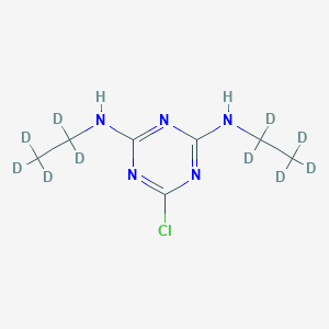 molecular formula C7H12ClN5 B155400 西马津-d10 CAS No. 220621-39-6
