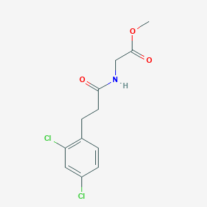 molecular formula C12H13Cl2NO3 B15540408 Methyl (3-(2,4-dichlorophenyl)propanoyl)glycinate 