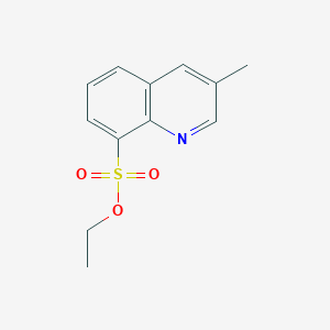 molecular formula C12H13NO3S B15540546 Ethyl 3-methylquinoline-8-sulfonate 