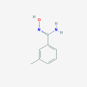 B155408 N'-Hydroxy-3-methylbenzenecarboximidamide CAS No. 40067-82-1