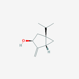 B155420 (1R,3R,5R)-1-Isopropyl-4-methylenebicyclo[3.1.0]hexan-3-ol CAS No. 139757-63-4