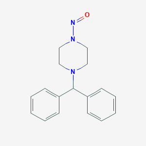 B155423 1-Diphenylmethyl-4-nitrosopiperazine CAS No. 1698-25-5
