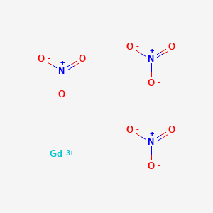 molecular formula GdN3O9 B155427 Gadolinium trinitrate CAS No. 10168-81-7