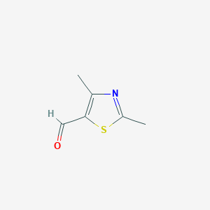 molecular formula C6H7NOS B155443 2,4-二甲基噻唑-5-甲醛 CAS No. 95453-54-6