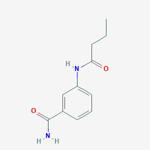 B155447 3-(N-Butyrylamino)benzamide CAS No. 137084-98-1