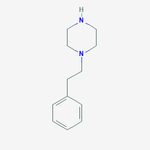 molecular formula C12H18N2 B155460 1-苯乙基哌嗪 CAS No. 5321-49-3
