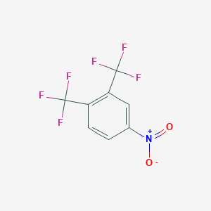 molecular formula C8H3F6NO2 B155462 4-Nitro-1,2-bis(trifluoromethyl)benzene CAS No. 1978-20-7