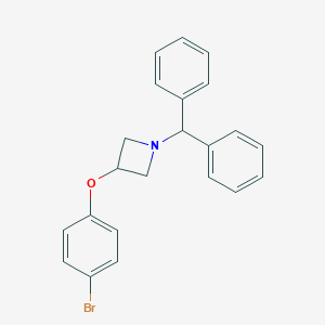 B155488 1-Benzhydryl-3-(4-bromophenoxy)azetidine CAS No. 132924-50-6