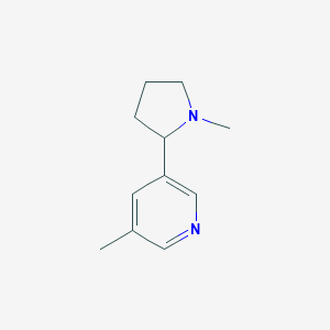 molecular formula C11H16N2 B015549 3-甲基-5-(1-甲基吡咯烷-2-基)吡啶 CAS No. 82111-06-6