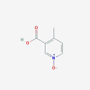 B155494 4-Methyl-1-oxidopyridin-1-ium-3-carboxylic acid CAS No. 126727-55-7