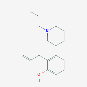 Phenol, 2-(2-propenyl)-3-(1-propyl-3-piperidinyl)-