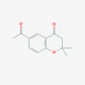 molecular formula C13H14O3 B155515 6-乙酰基-2,2-二甲基色满-4-酮 CAS No. 68799-41-7