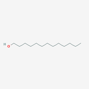 molecular formula CH3(CH2)11CH2OH<br>C13H28O<br>C13H28O B155529 Tridecanol CAS No. 112-70-9