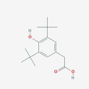 B155575 3,5-DI-Tert-butyl-4-hydroxyphenylacetic acid CAS No. 1611-03-6