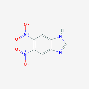 molecular formula C7H4N4O4 B015558 5,6-Dinitro-1H-benzo[d]imidazole CAS No. 50365-37-2