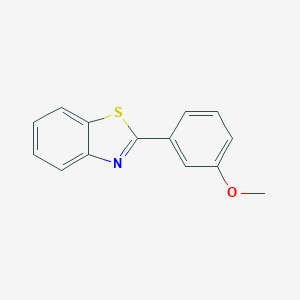 molecular formula C14H11NOS B155592 2-(3-甲氧基苯基)-1,3-苯并噻唑 CAS No. 10002-44-5
