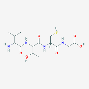 molecular formula C14H26N4O6S B155599 H-缬-苏-半-甘-OH CAS No. 131204-46-1