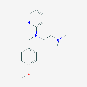 molecular formula C16H21N3O B015560 2-((2-甲基氨基乙基)(对甲氧基苄基)氨基)吡啶 CAS No. 104499-47-0