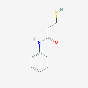 molecular formula C9H11NOS B155608 3-巯基-N-苯基丙酰胺 CAS No. 10220-66-3