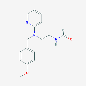 molecular formula C16H19N3O2 B015561 N-[2-[(4-甲氧基苯基)甲基-吡啶-2-氨基]乙基]甲酰胺 CAS No. 109912-29-0