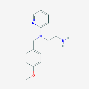 molecular formula C15H19N3O B015562 N-(4-甲氧基苄基)-N-2-吡啶基-1,2-乙二胺 CAS No. 109912-28-9