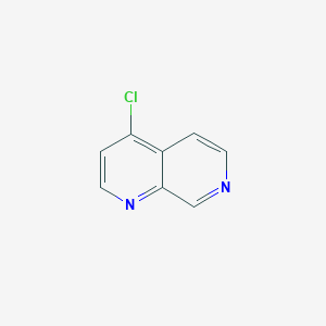 B155622 4-Chloro-1,7-naphthyridine CAS No. 16287-97-1